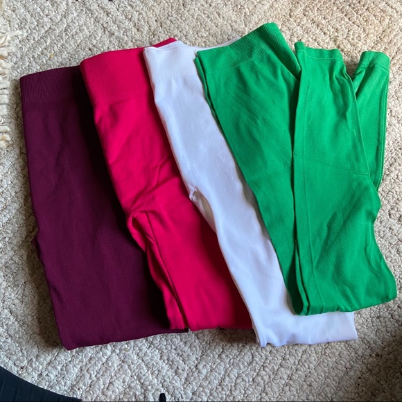 Pants - 4 pairs of color leggings